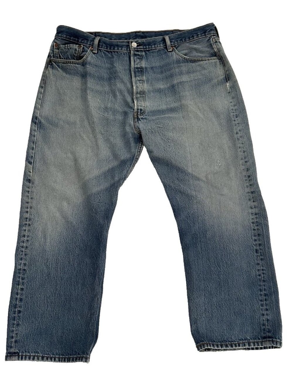 Vintage Y2K Levi's 501XX Distressed Denim Jeans Button Fly Mens Size 44x27 Egypt